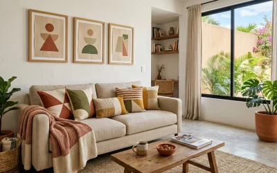 5 Claves para transformar tu sala con acentos de color este 2026